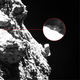 A shot of the lost Philae lander. No wonder it eluded discovery for nearly a year after a failed landing attempt.